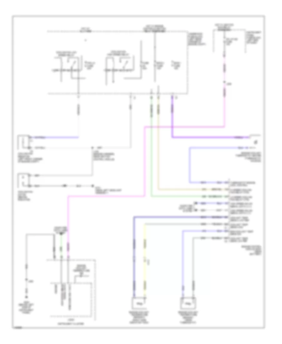 Cooling Fan Wiring Diagram for Chevrolet Spark LT 2014