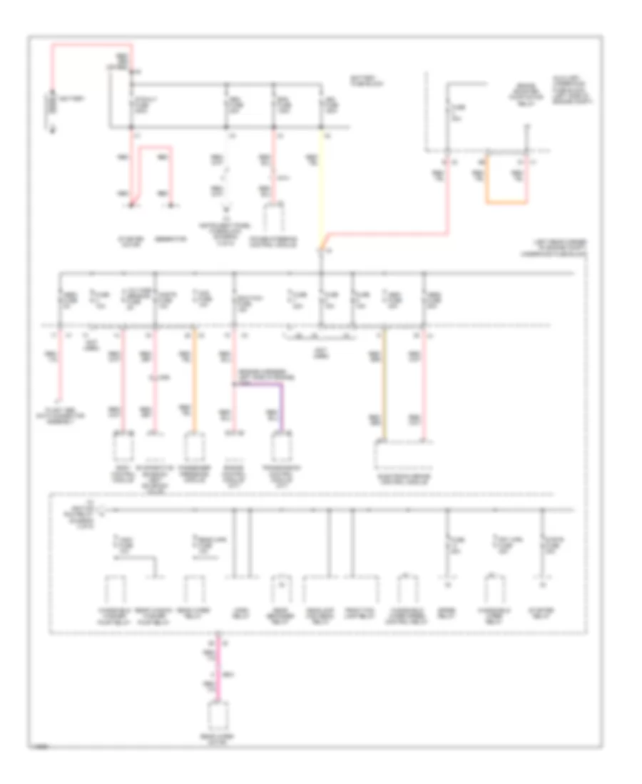 Power Distribution Wiring Diagram 1 of 5 for Chevrolet Spark LT 2014