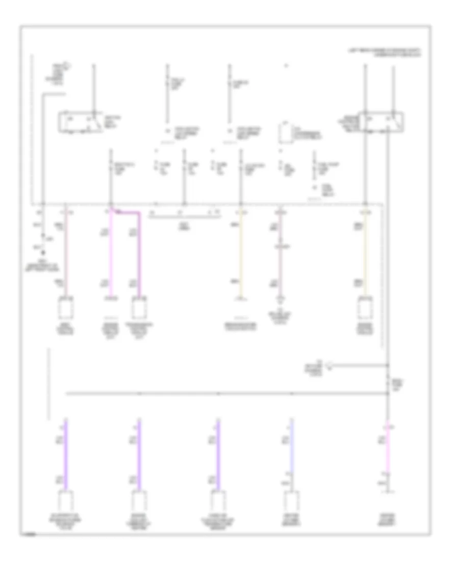 Power Distribution Wiring Diagram 3 of 5 for Chevrolet Spark LT 2014