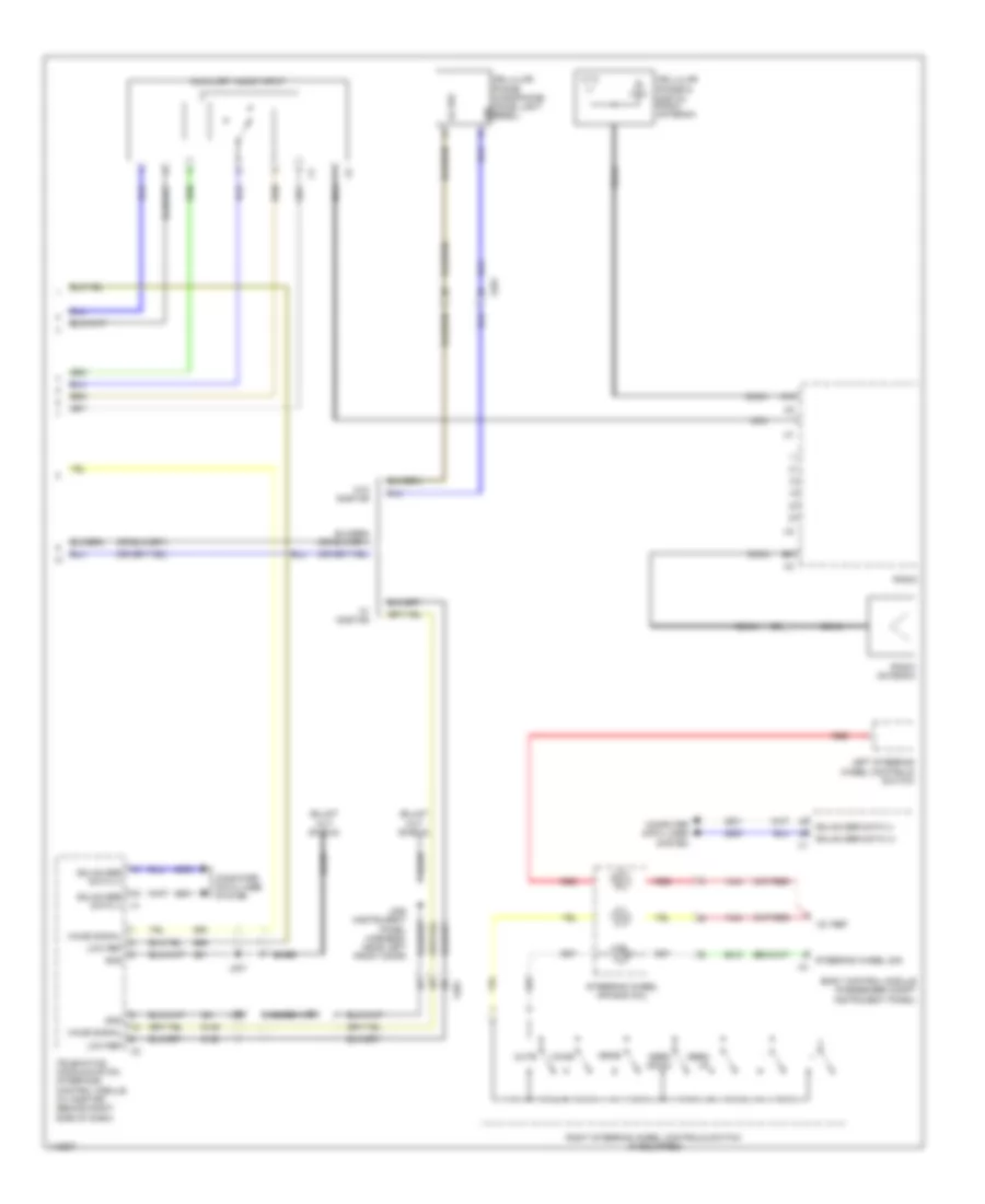Radio Wiring Diagram 2 of 2 for Chevrolet Spark LT 2014