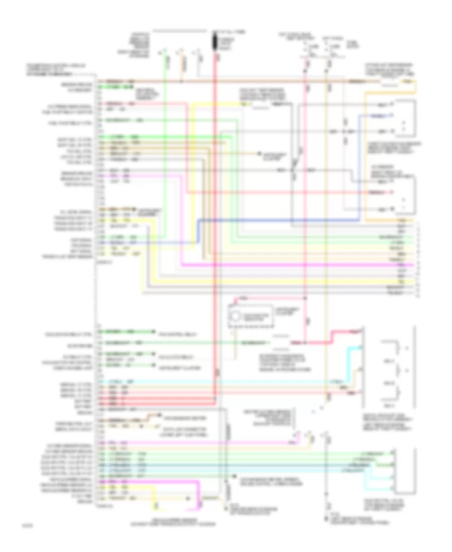 3.1L (VIN M), Engine Performance Wiring Diagrams (1 of 2) for Chevrolet Beretta 1994