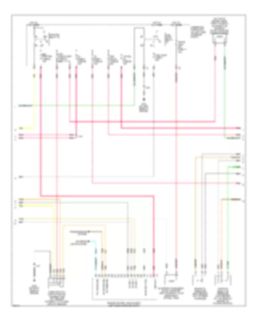 4.3L VIN X, Engine Performance Wiring Diagram (2 of 3) for Chevrolet Chevy Express H1500 2009
