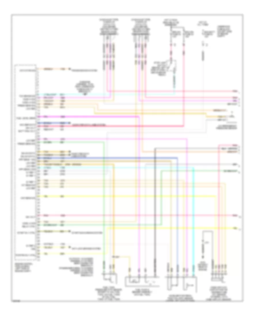 5.3L VIN 4, Engine Performance Wiring Diagram (1 of 5) for Chevrolet Chevy Express H1500 2009