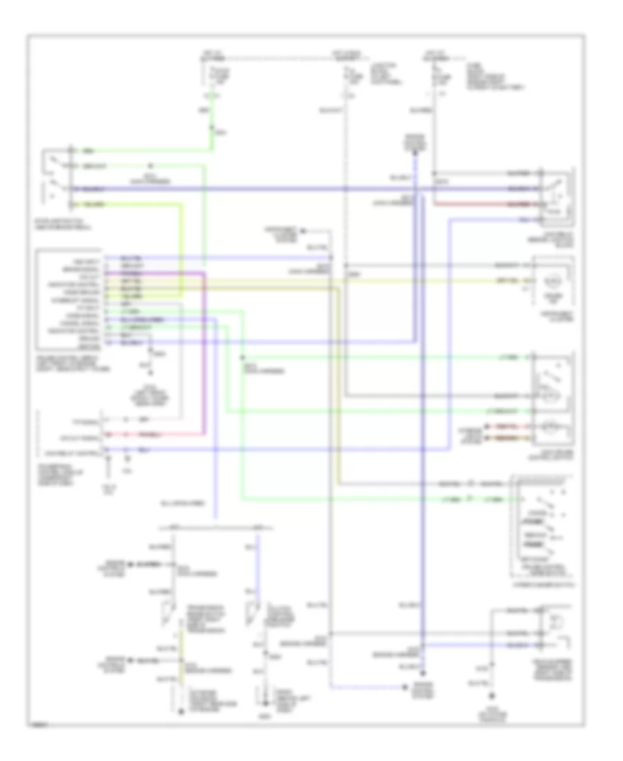 Cruise Control Wiring Diagram for Chevrolet Tracker 2002