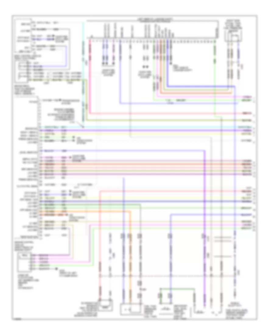 6.0L VIN 2, Engine Performance Wiring Diagram (1 of 6) for Chevrolet Caprice PPV 2014