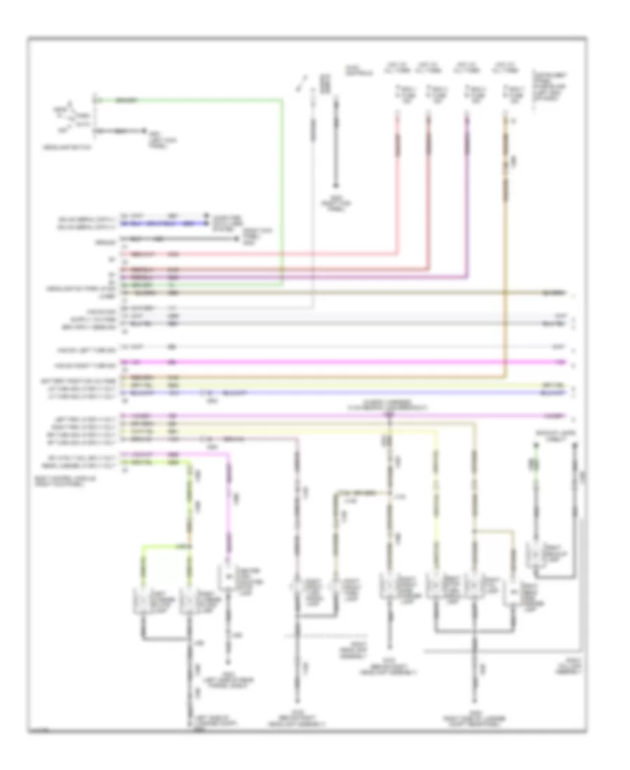 Exterior Lamps Wiring Diagram (1 of 2) for Chevrolet Caprice PPV 2014