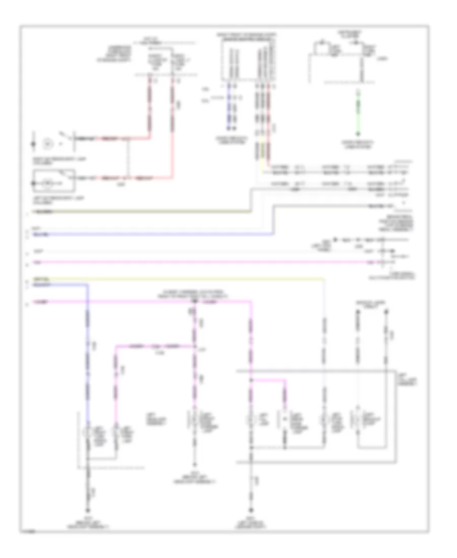 Exterior Lamps Wiring Diagram (2 of 2) for Chevrolet Caprice PPV 2014