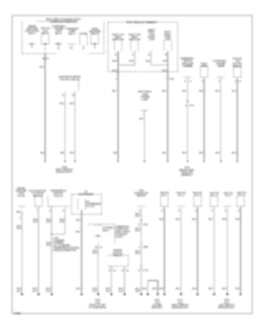 Ground Distribution Wiring Diagram (6 of 6) for Chevrolet Caprice PPV 2014