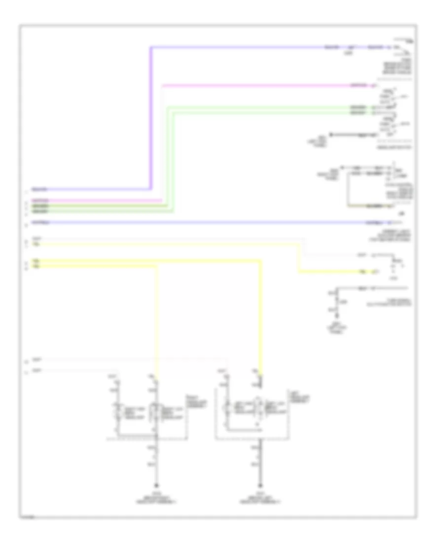 Headlights Wiring Diagram (2 of 2) for Chevrolet Caprice PPV 2014