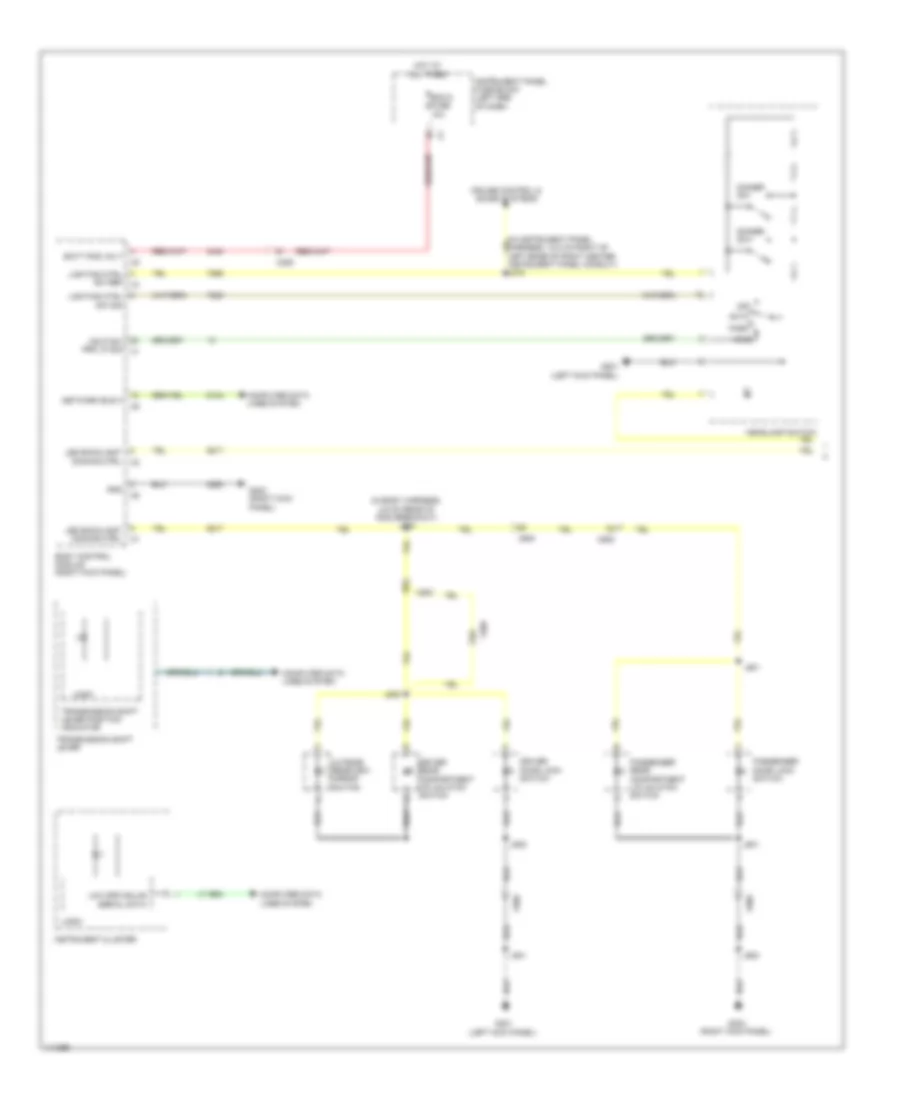 Instrument Illumination Wiring Diagram (1 of 2) for Chevrolet Caprice PPV 2014