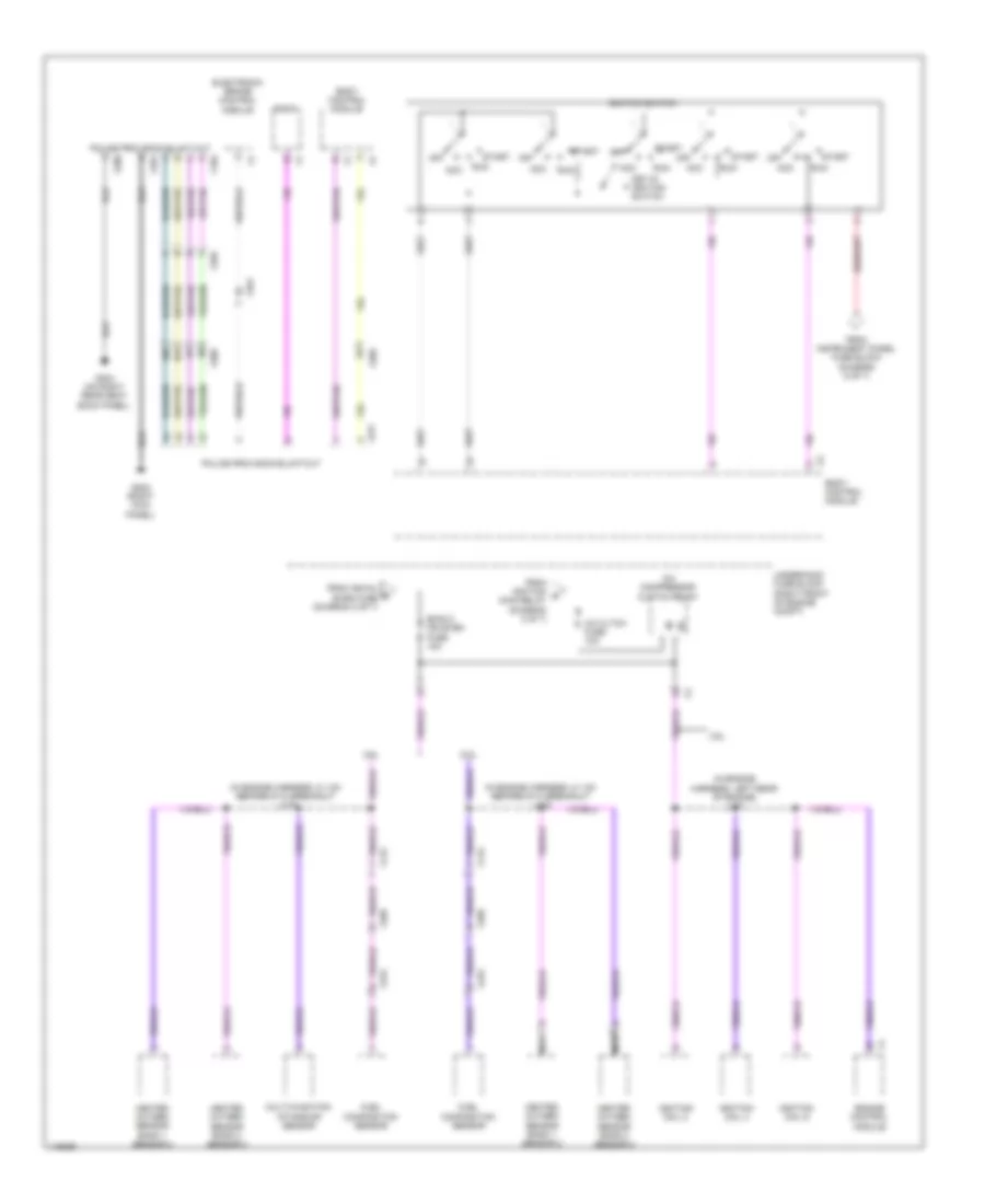 Power Distribution Wiring Diagram (4 of 7) for Chevrolet Caprice PPV 2014
