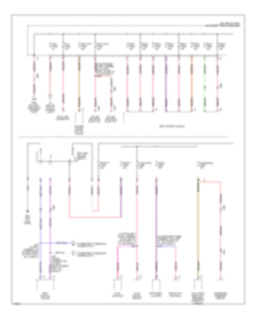 Power Distribution Wiring Diagram (5 of 7) for Chevrolet Caprice PPV 2014
