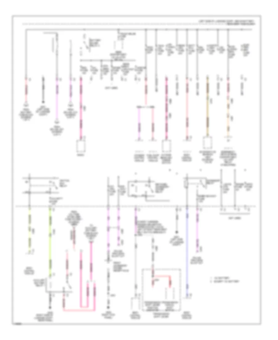 Power Distribution Wiring Diagram (6 of 7) for Chevrolet Caprice PPV 2014