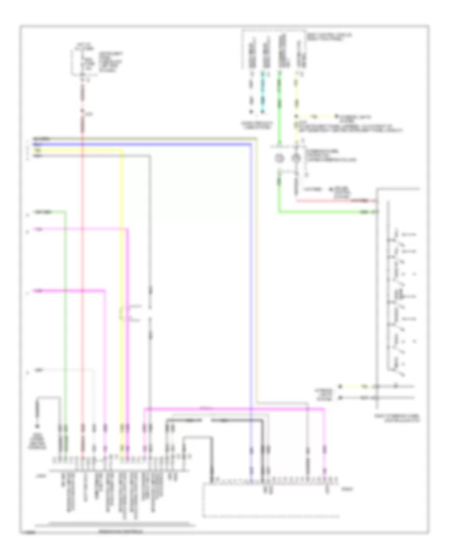 Radio Wiring Diagram (2 of 2) for Chevrolet Caprice PPV 2014