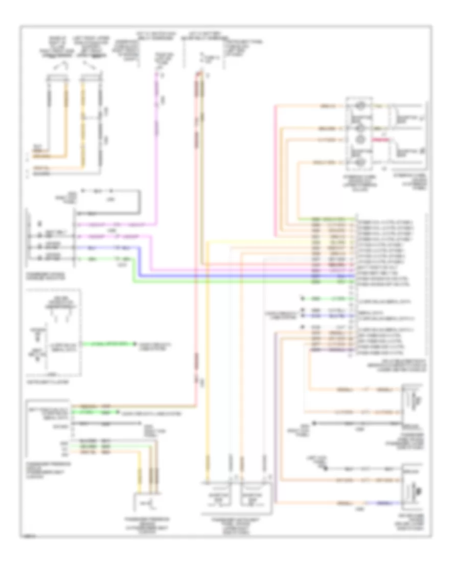 Supplemental Restraints Wiring Diagram (2 of 2) for Chevrolet Caprice PPV 2014