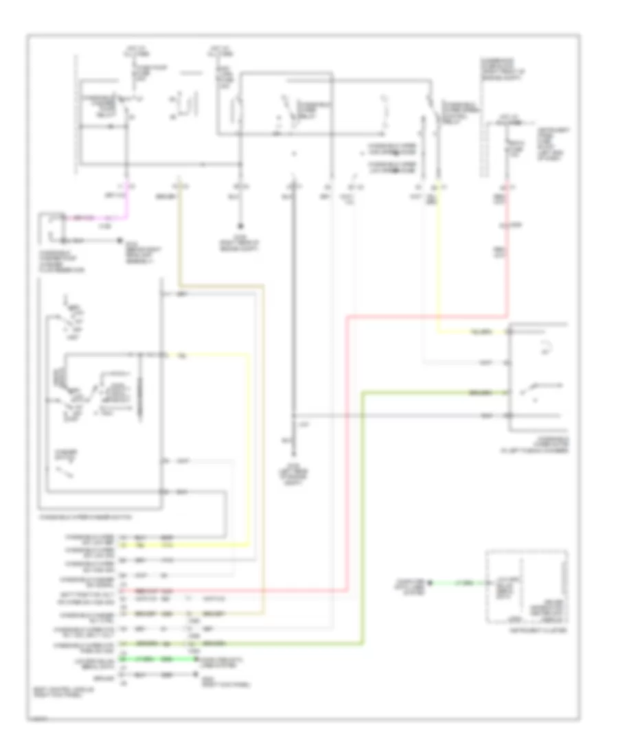 Электросхема стеклоочистителя, дворников и омывателя для Chevrolet Caprice PPV 2014