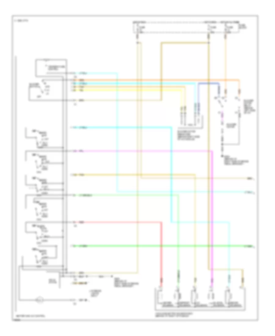 Air Conditioning Wiring Diagrams C60 1 of 2 for Chevrolet Lumina 1996
