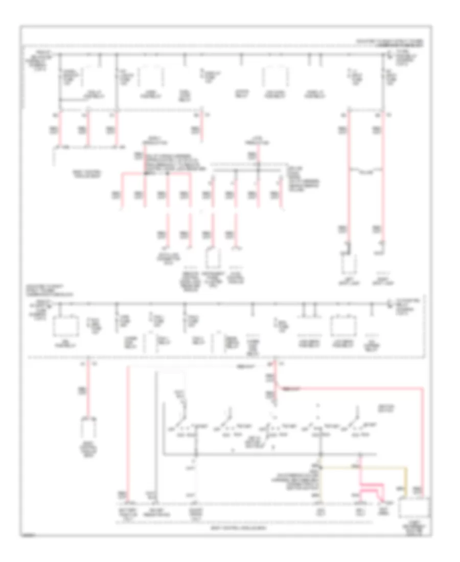 Power Distribution Wiring Diagram (3 of 4) for Chevrolet Monte Carlo LTZ 2006