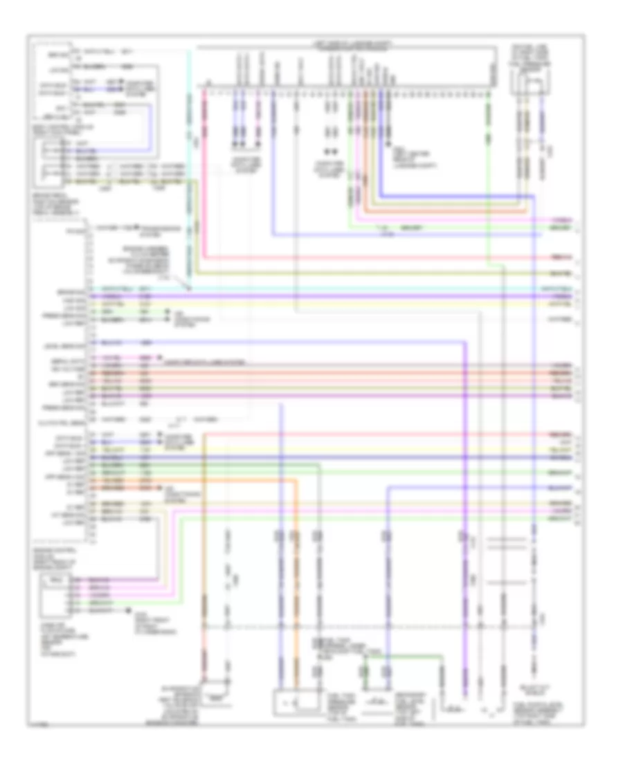 6 2L VIN W Engine Performance Wiring Diagram 1 of 6 for Chevrolet SS 2014