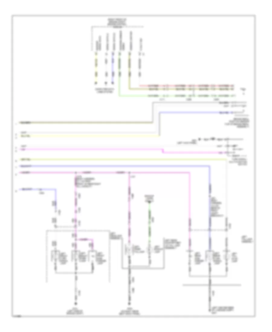 Exterior Lamps Wiring Diagram 3 of 3 for Chevrolet SS 2014