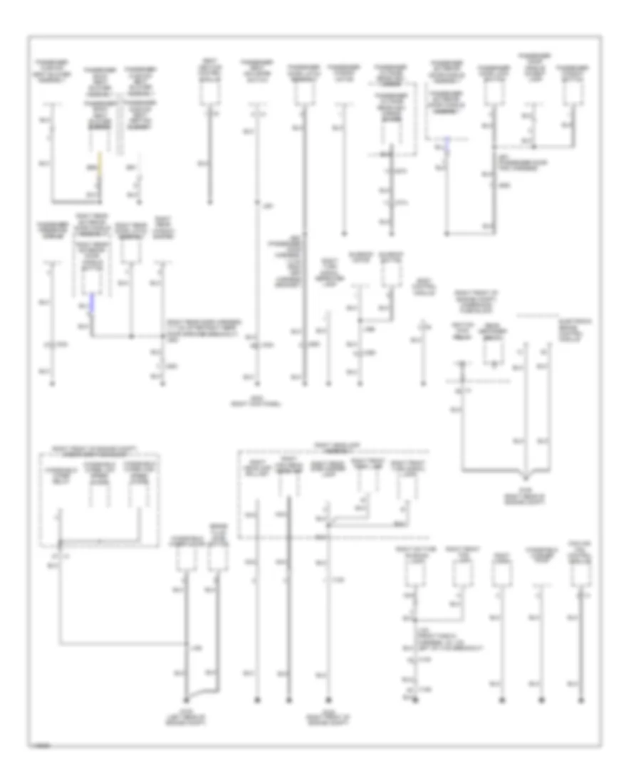 Ground Distribution Wiring Diagram 3 of 5 for Chevrolet SS 2014