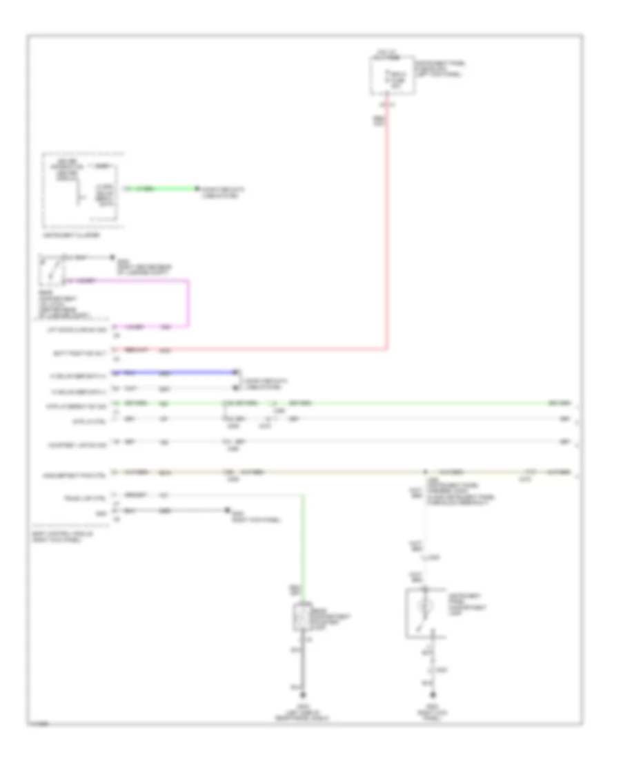 Courtesy Lamps Wiring Diagram 1 of 2 for Chevrolet SS 2014
