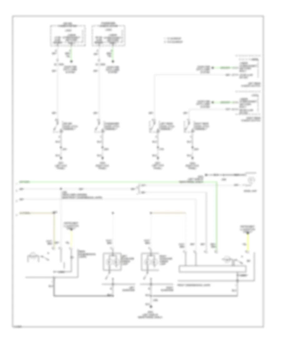 Courtesy Lamps Wiring Diagram 2 of 2 for Chevrolet SS 2014