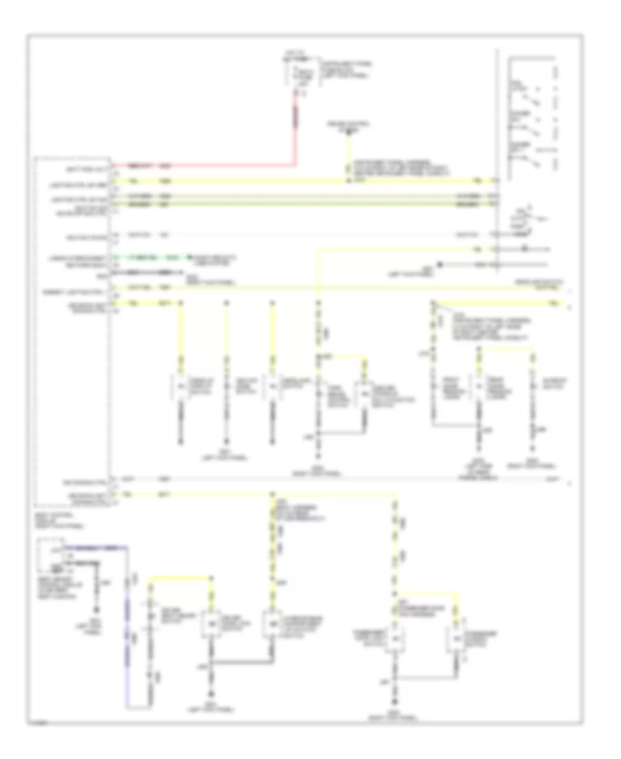 Instrument Illumination Wiring Diagram (1 of 2) for Chevrolet SS 2014