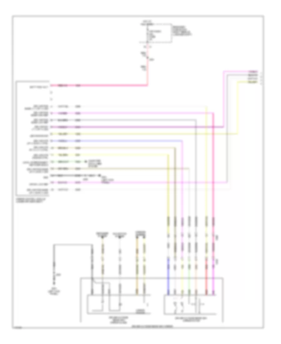 Memory Mirrors Wiring Diagram 1 of 2 for Chevrolet SS 2014