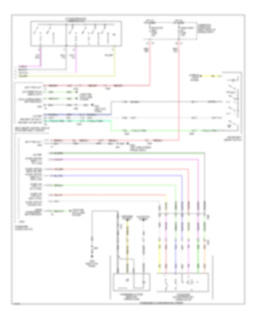 Memory Mirrors Wiring Diagram 2 of 2 for Chevrolet SS 2014