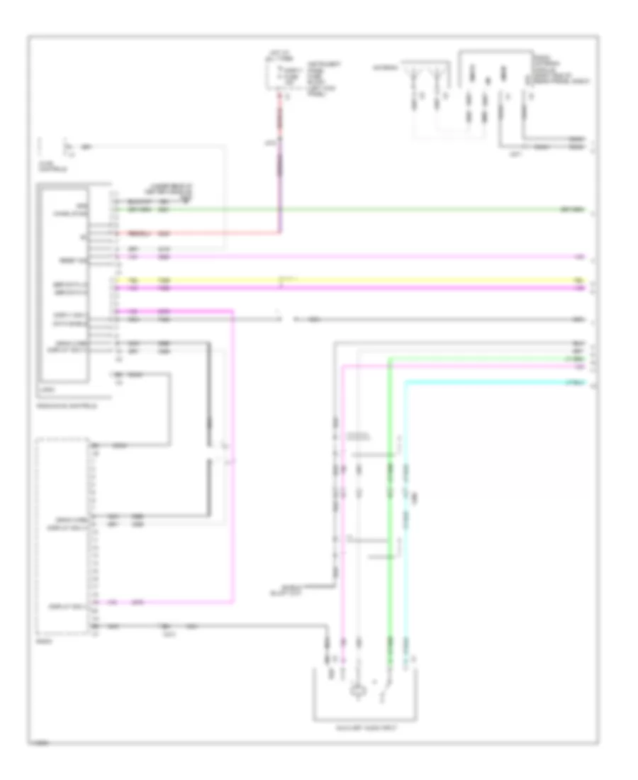 Navigation Wiring Diagram (1 of 3) for Chevrolet SS 2014