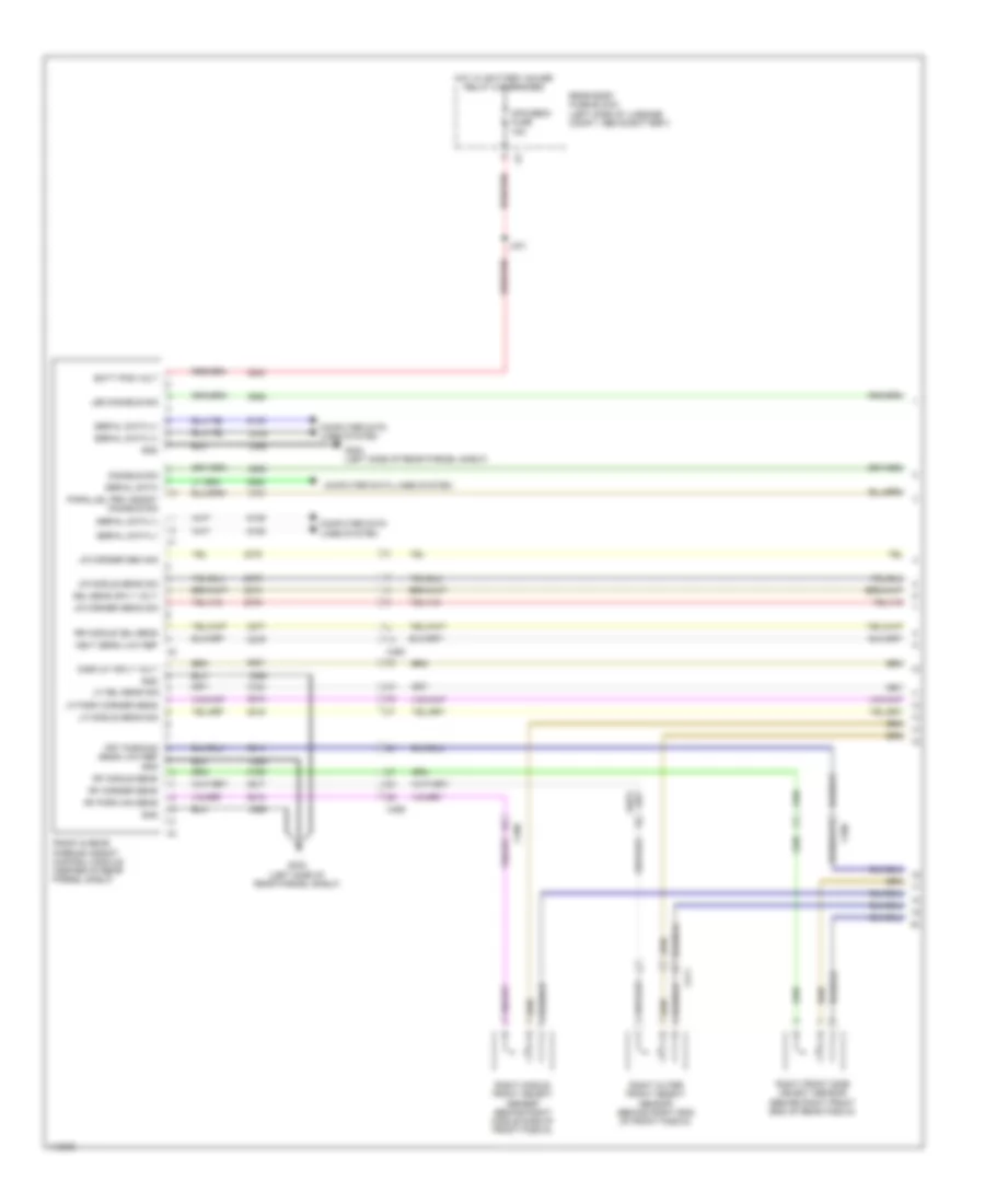 Parking Assistant Wiring Diagram 1 of 2 for Chevrolet SS 2014