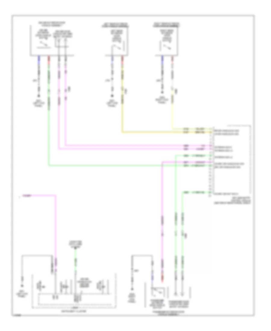 Power Door Locks Wiring Diagram, with Passive Keyless Entry (5 of 5) for Chevrolet SS 2014