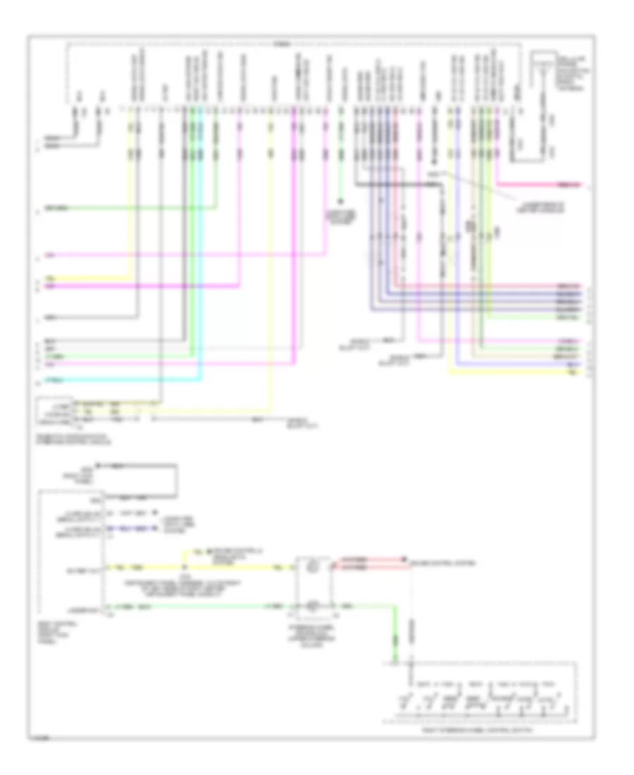 Radio Wiring Diagram 2 of 3 for Chevrolet SS 2014