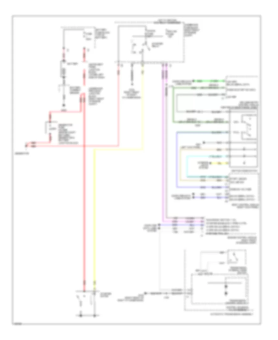 Starting Wiring Diagram for Chevrolet SS 2014