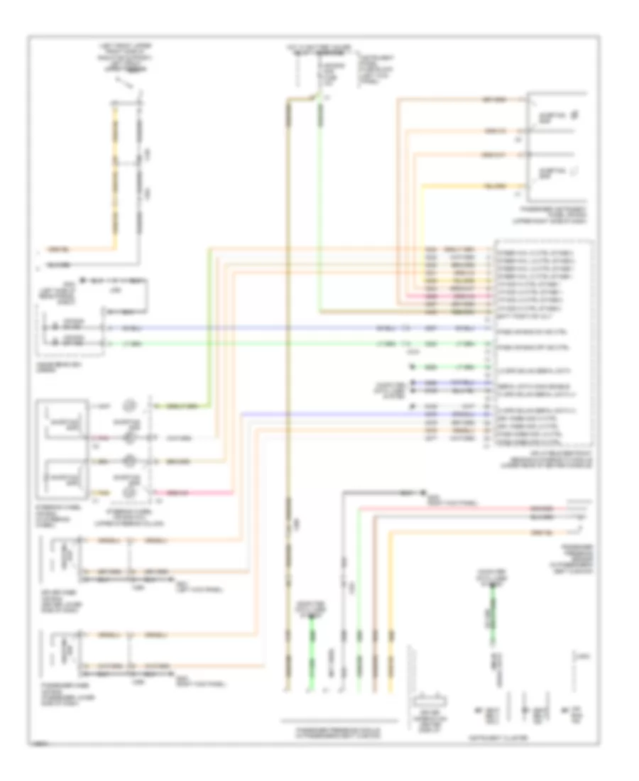 Supplemental Restraints Wiring Diagram 2 of 2 for Chevrolet SS 2014