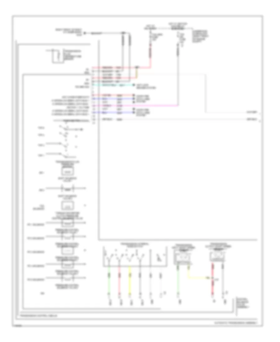 Transmission Wiring Diagram 1 of 2 for Chevrolet SS 2014