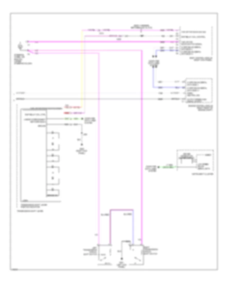 Transmission Wiring Diagram (2 of 2) for Chevrolet SS 2014