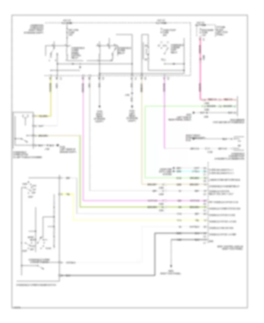 Электросхема стеклоочистителя, дворников и омывателя для Chevrolet SS 2014