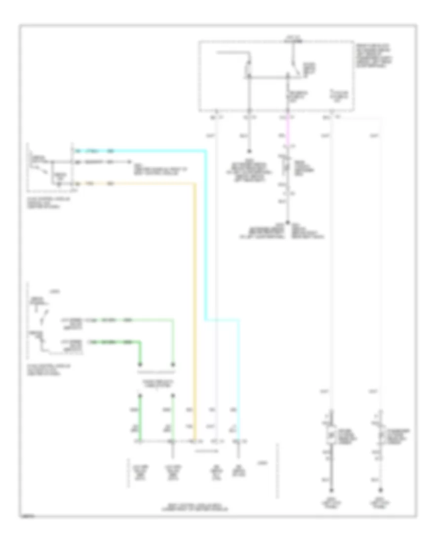 Defoggers Wiring Diagram for Chevrolet Malibu Maxx SS 2007