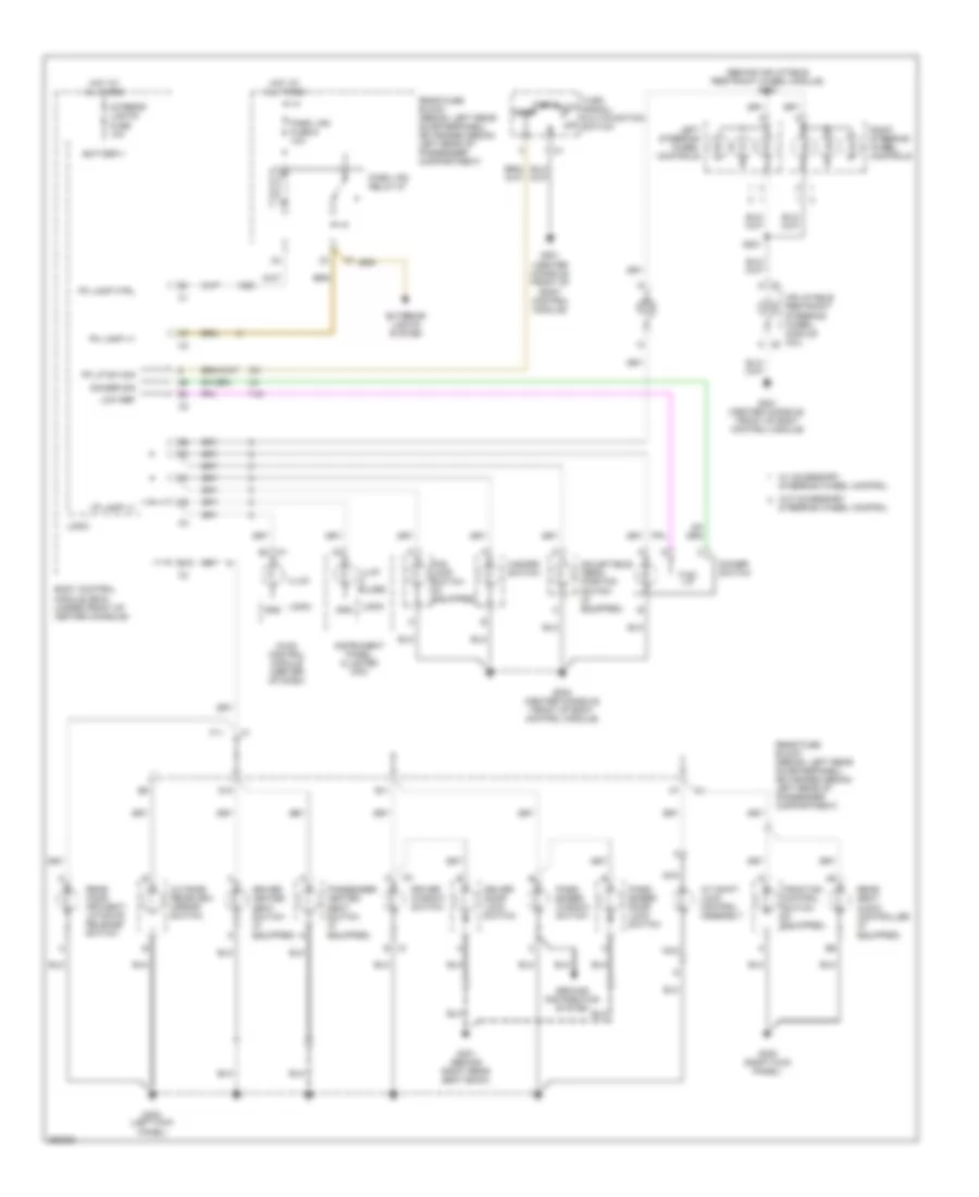 Instrument Illumination Wiring Diagram for Chevrolet Malibu Maxx SS 2007