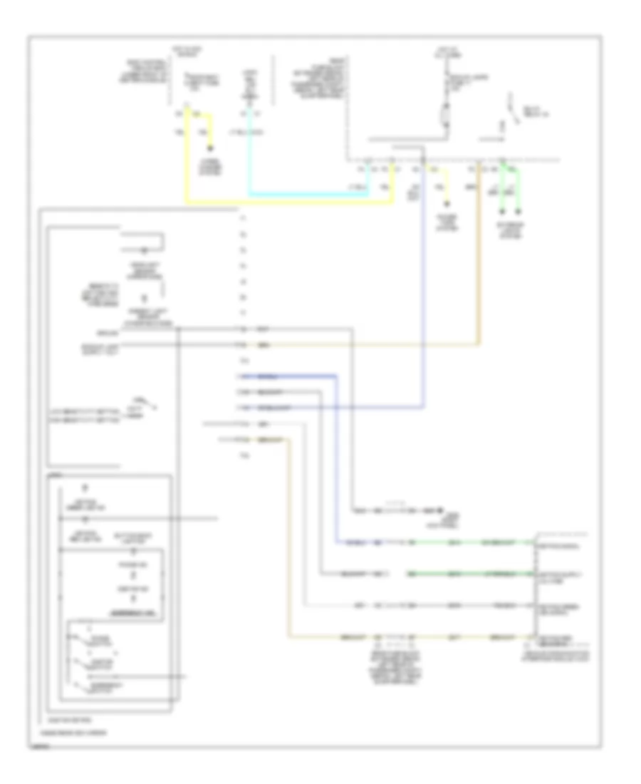 Automatic Day Night Mirror Wiring Diagram for Chevrolet Malibu Maxx SS 2007