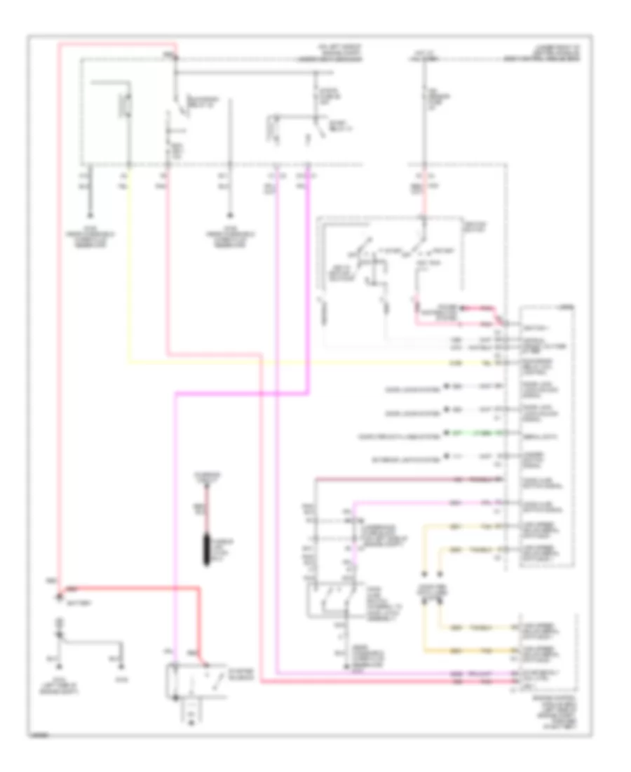 3 9L VIN 1 Starting Wiring Diagram for Chevrolet Malibu Maxx SS 2007