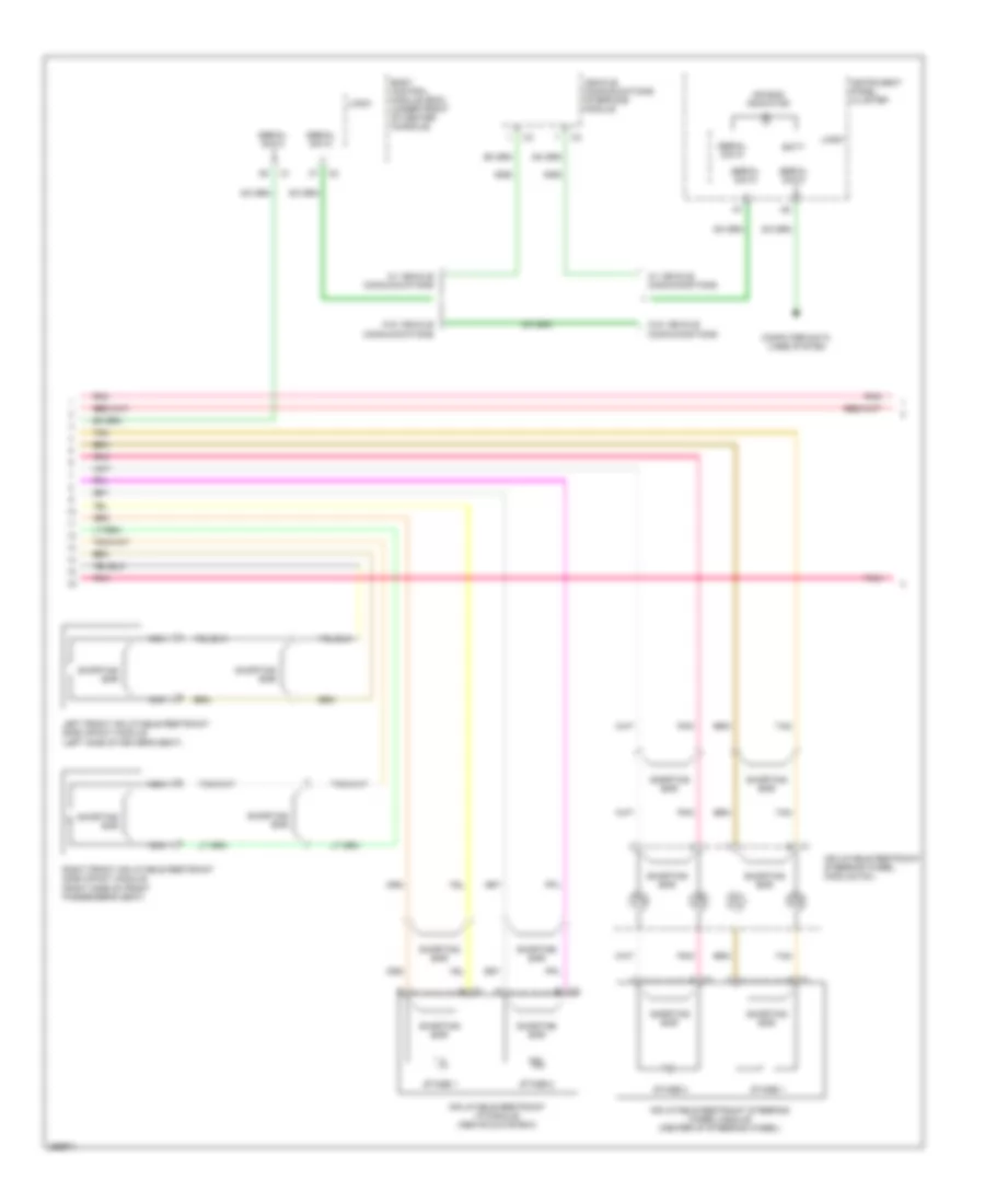 Supplemental Restraints Wiring Diagram 2 of 3 for Chevrolet Malibu Maxx SS 2007