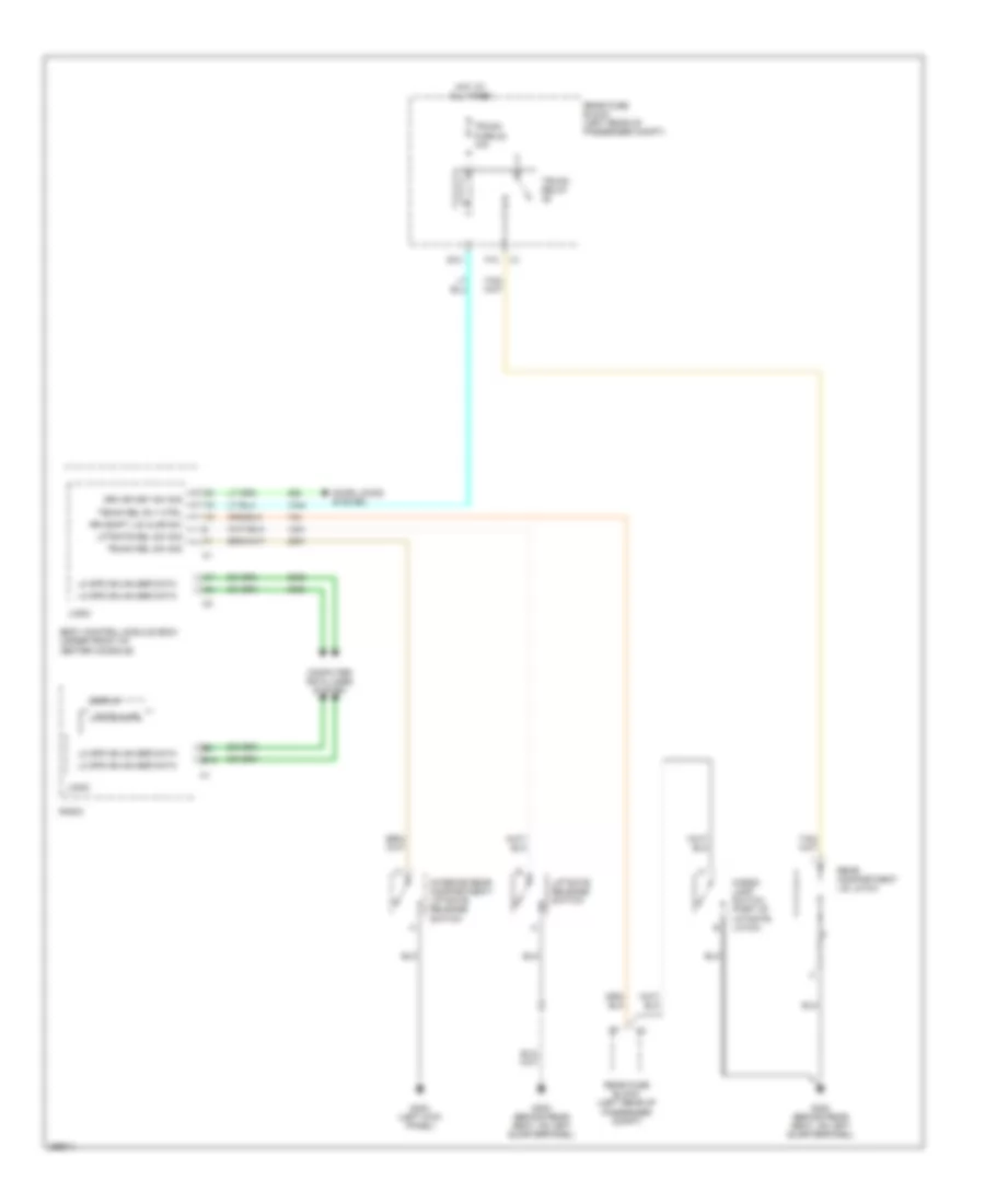 Trunk Tailgate Release Wiring Diagram 5 Door for Chevrolet Malibu Maxx SS 2007