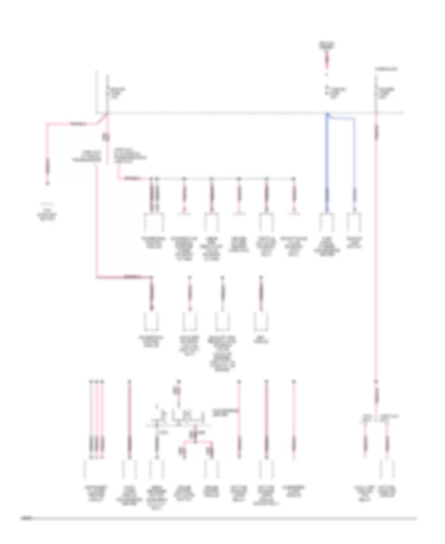 Power Distribution Wiring Diagram Gasoline 4 of 4 for Chevrolet Blazer K1994 1500