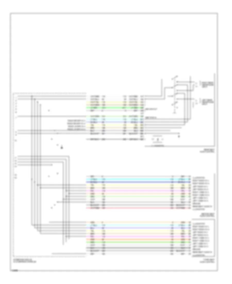 Video System Wiring Diagram 2 of 2 for Chevrolet Venture LT 2000