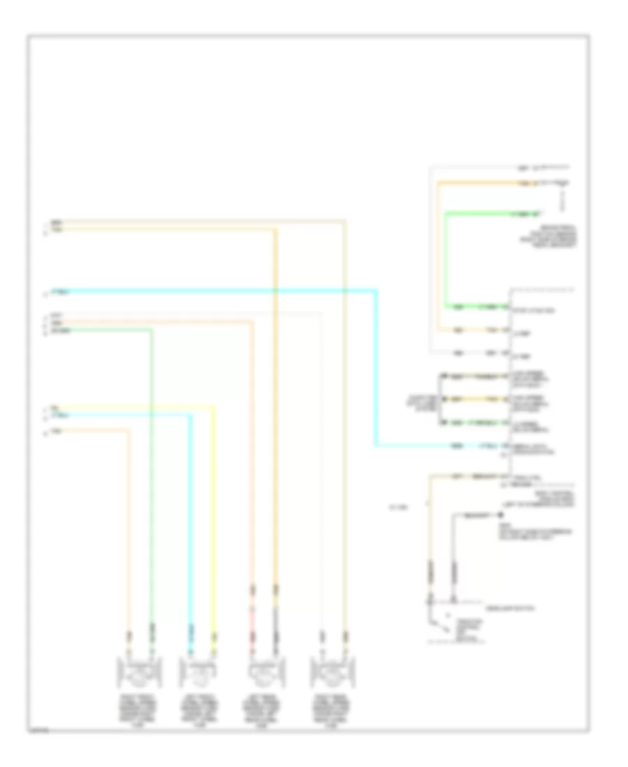 Anti lock Brakes Wiring Diagram with VSC 2 of 2 for Chevrolet Impala LTZ 2008