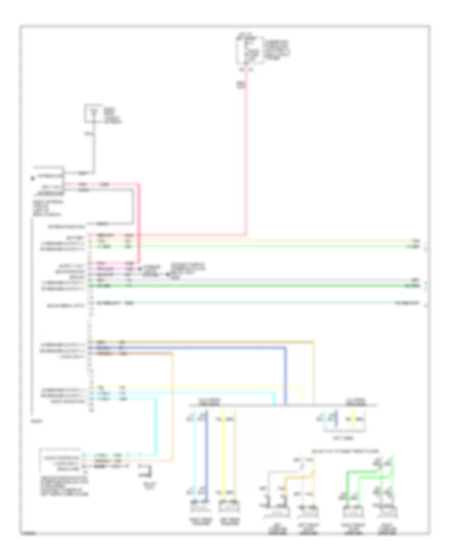 Radio Wiring Diagram Police Option 1 of 2 for Chevrolet Impala LTZ 2008