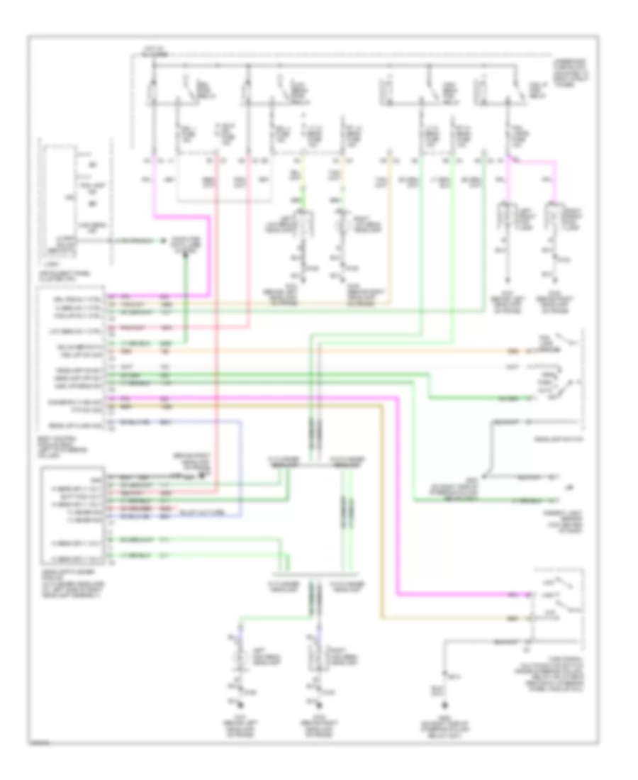 Headlights Wiring Diagram for Chevrolet Monte Carlo SS 2006